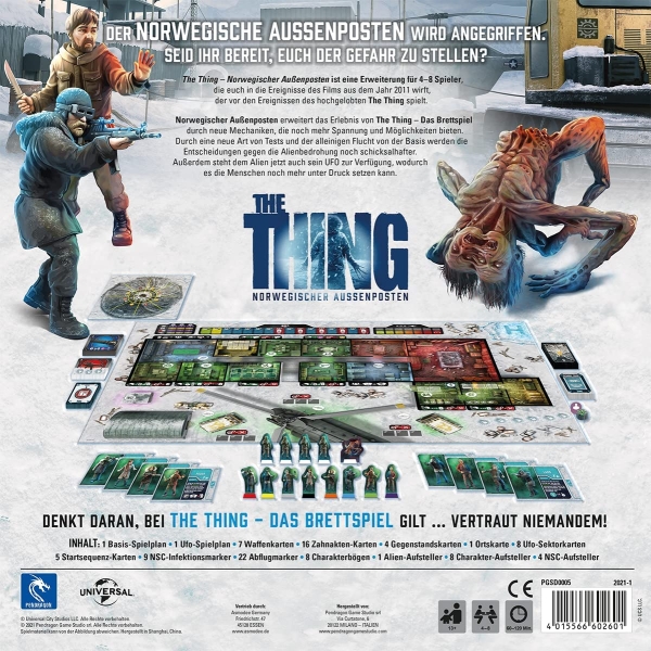 The Thing - Das Brettspiel - Norwegischer Aussenposten (Erweiterung)